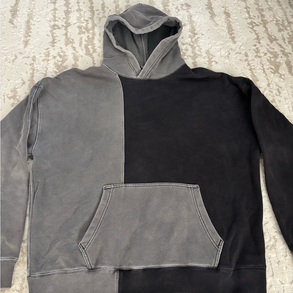 Abercrombie & Fitch Charcoal and Black Hoodie